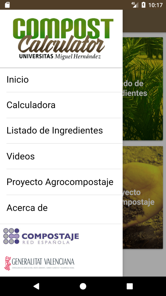 Calculadora compostaje UMH