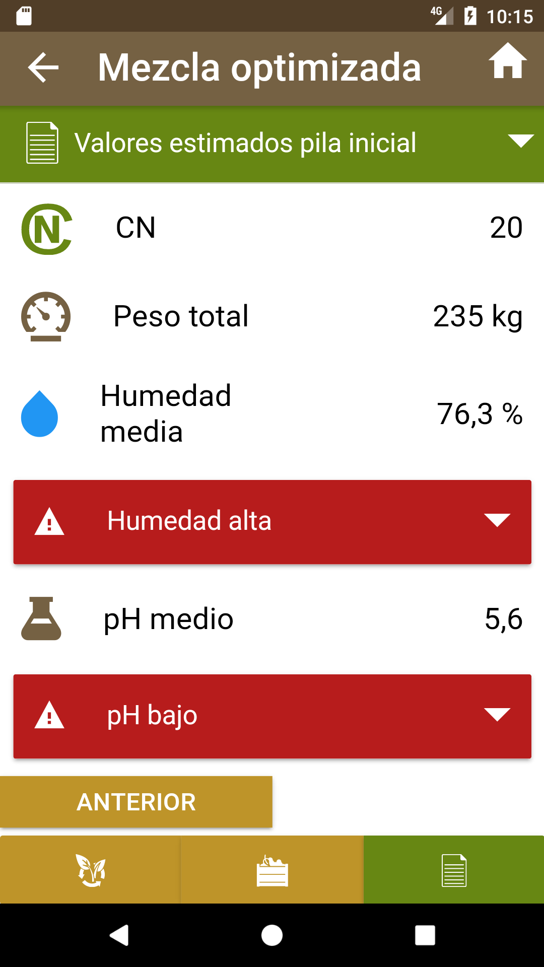 Calculadora compostaje UMH